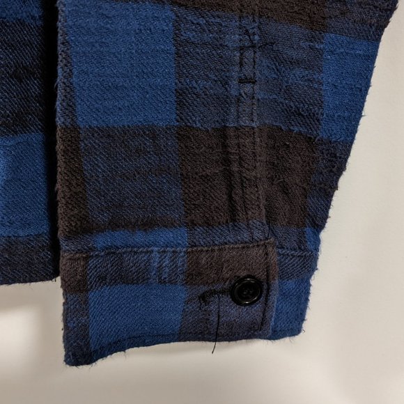 Naked & famous slubby buffalo check work shirt - Picture 7 of 7